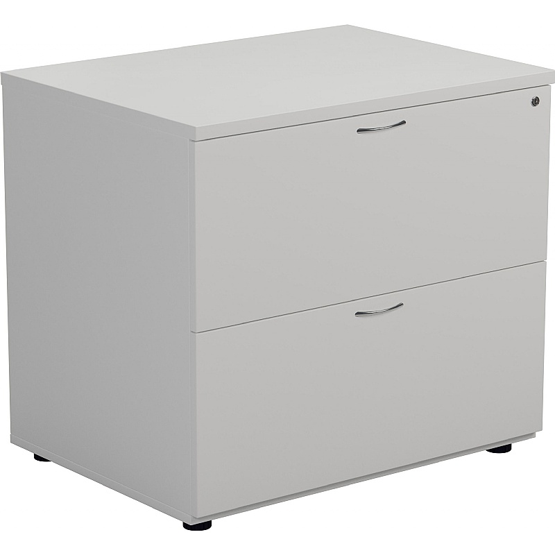 Office Essentials 2 Drawer Heavy Duty Wooden Side Filers - Office Furniture
