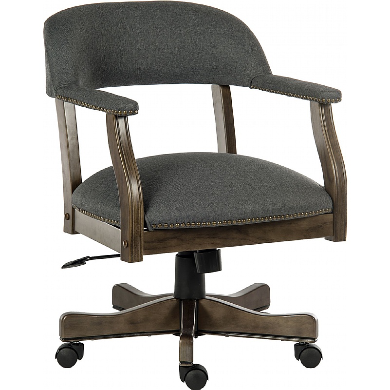 Captain Antique Replica Fabric Office Chair - Office Furniture