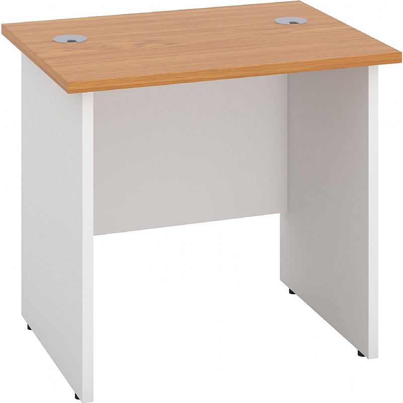 Panel Plus Shallow Rectangular Office Desks - Office Furniture