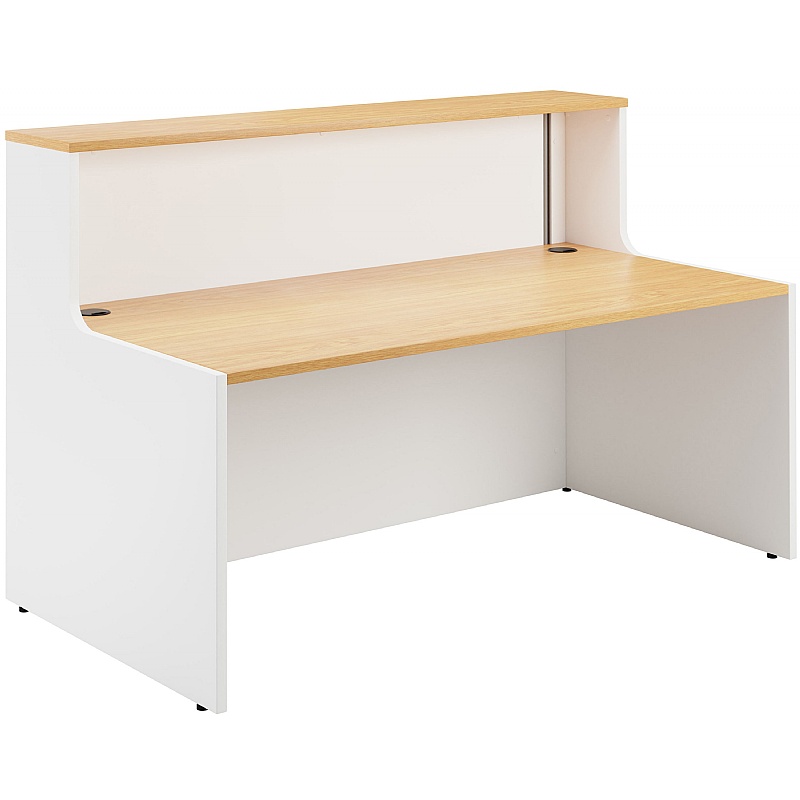 Welcome Two-Tone Reception Desks - Office Furniture