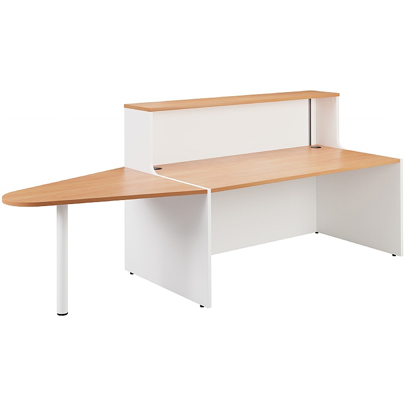 Welcome Plus Two-Tone Reception Desks - Office Furniture