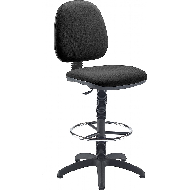 Zoom Medium Back Draughtsman Chairs - Office Furniture