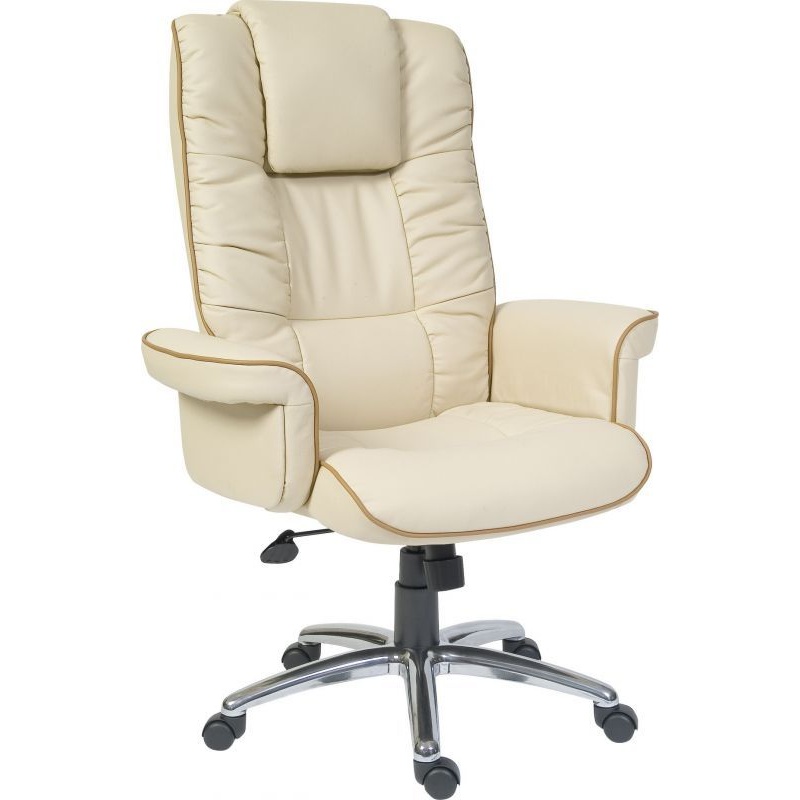 Windsor Cream Executive Bonded Leather Office Chair - Office Furniture
