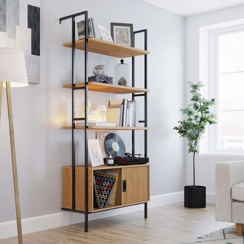 Hythe Wall Mounted Home Office Bookcase Unit - Office Furniture