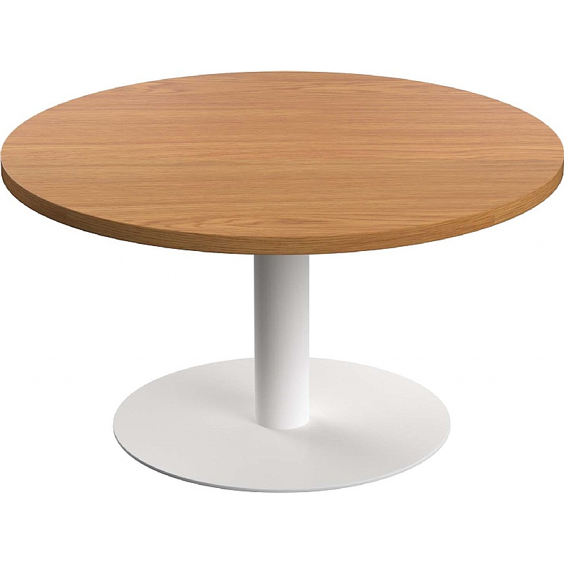 Moderno 800mm Diameter Circular Coffee Tables - Office Furniture
