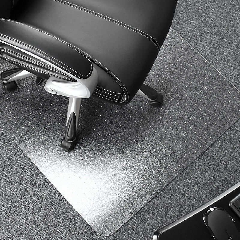 Cleartex Ultimat Polycarbonate Rectangular Chair Mat for Thick Pile Carpets - Office Furniture