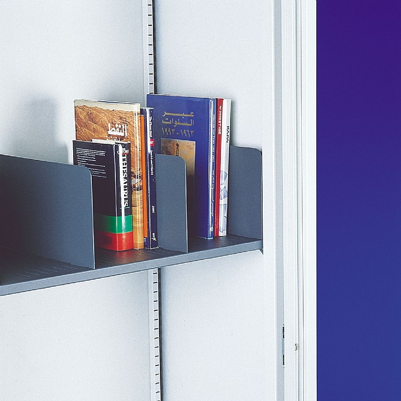 Silverline Slotted Shelf Dividers - Pack of 5 - Office Furniture