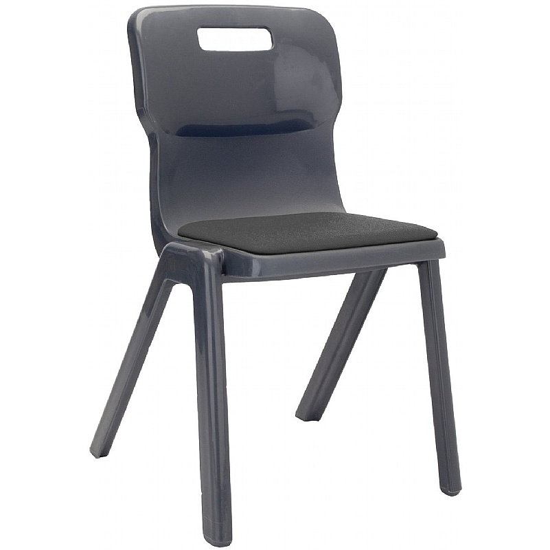 Titan One Piece School Chair With Seat Pad - Education