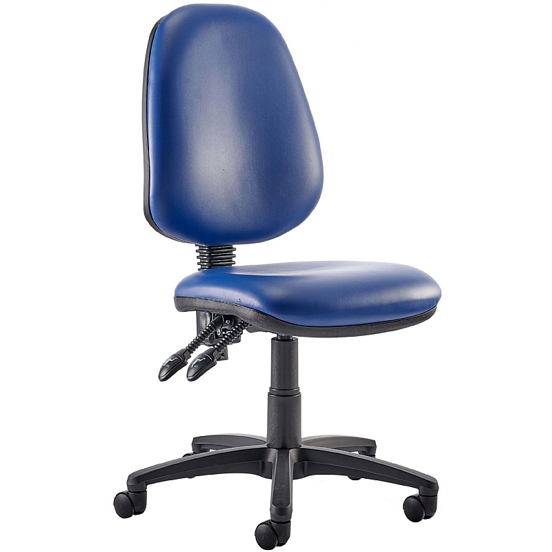 Kirby High Back Vinyl 3-Lever Operator Chair