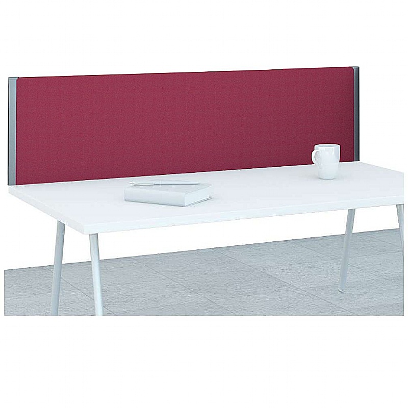 Solitaire Desk Mounted Partition Screens - Office Furniture