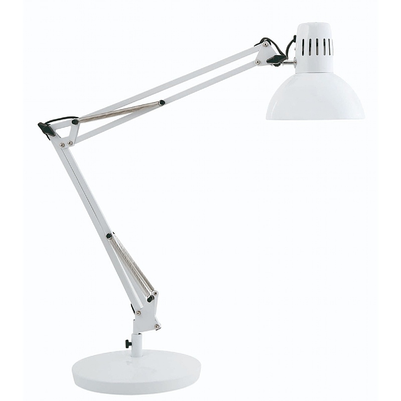 Architect White LED Desk Lamp - Office Furniture