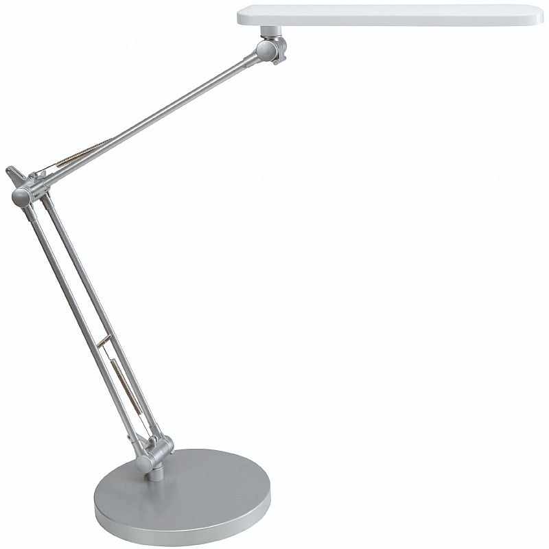 Trek White LED Desk Lamp - Office Furniture