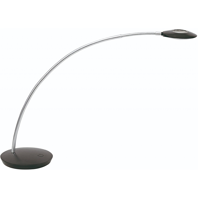Aero Black LED Desk Lamp with Dimmer - Office Furniture
