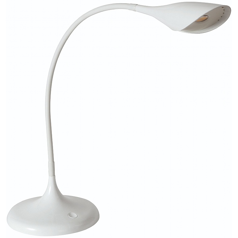 Arum White LED Desk Lamp - Office Furniture