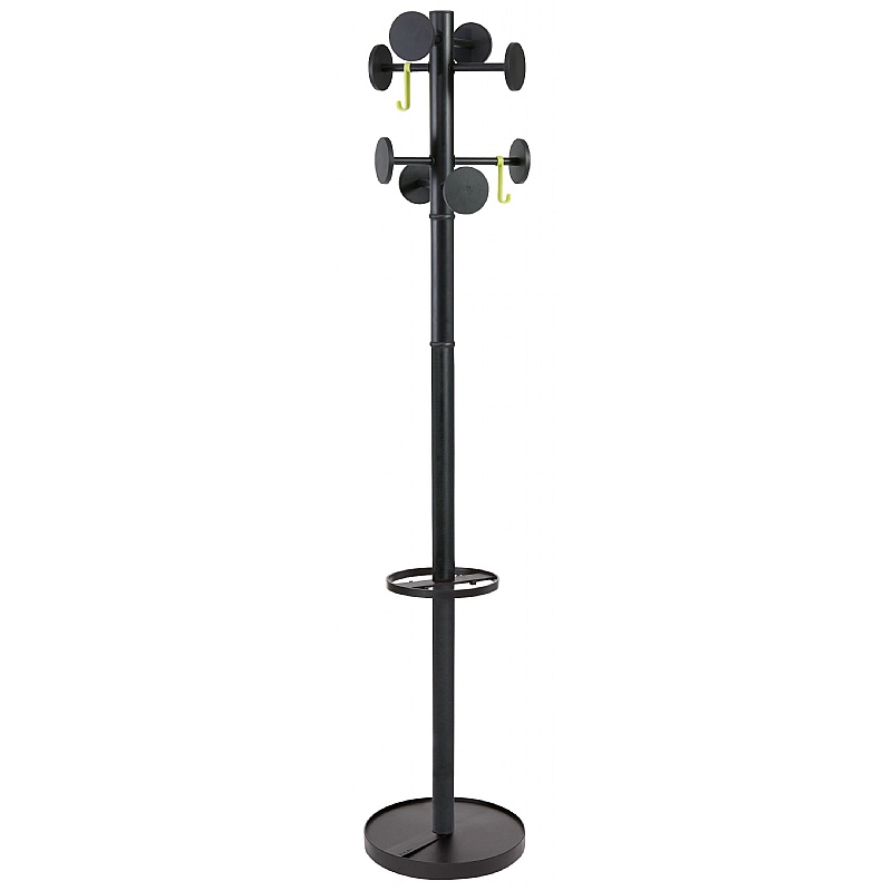 Stan Black Office Coat Stand - Office Furniture