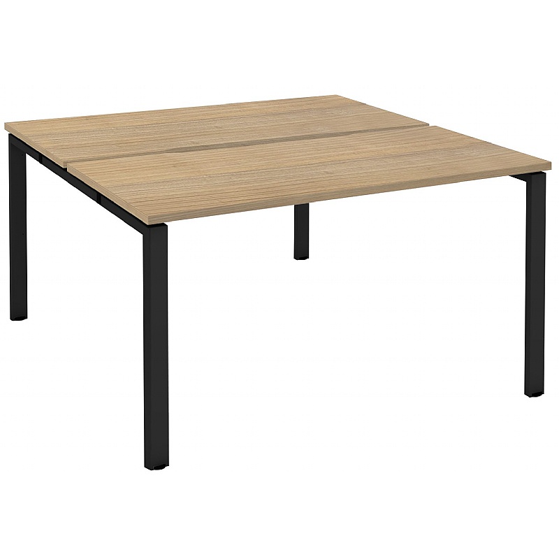 Axxiom 2 Person Rectangular Back to Back Bench Desks - Office Furniture