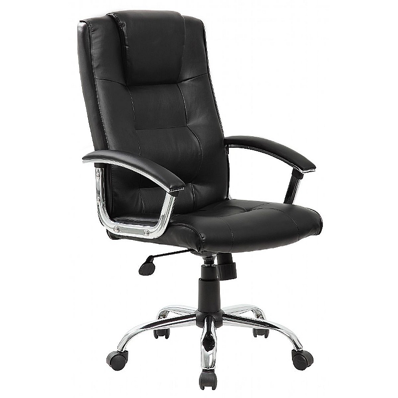 Oracle High Back Leather Faced Office Chairs - Office Furniture