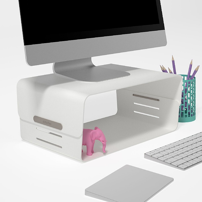 Bento Ergonomic Height Adjustable Monitor Riser - Office Furniture