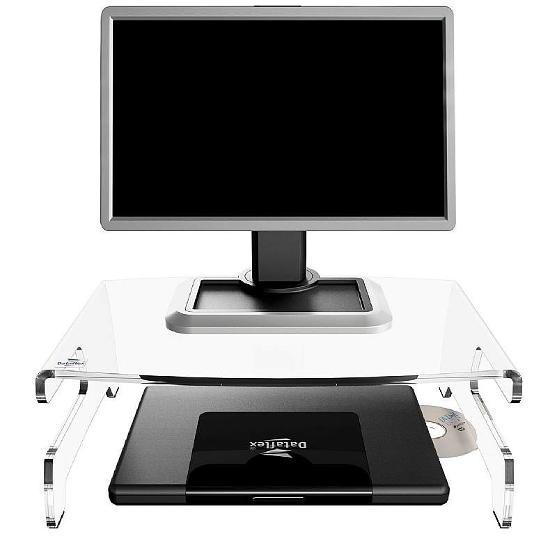 Addit 66 Clearspace Ergonomic Monitor Riser - Office Furniture
