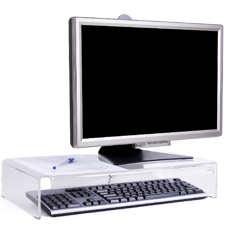 Addit 90 Clearspace Ergonomic Monitor Riser - Office Furniture