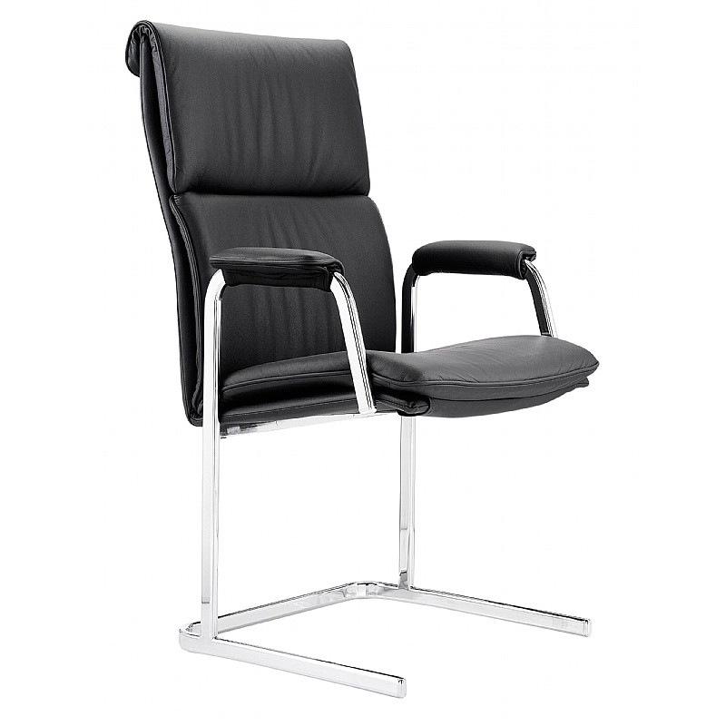 Boss Design Real Leather Delphi High Back Boardroom Chair - Office Furniture