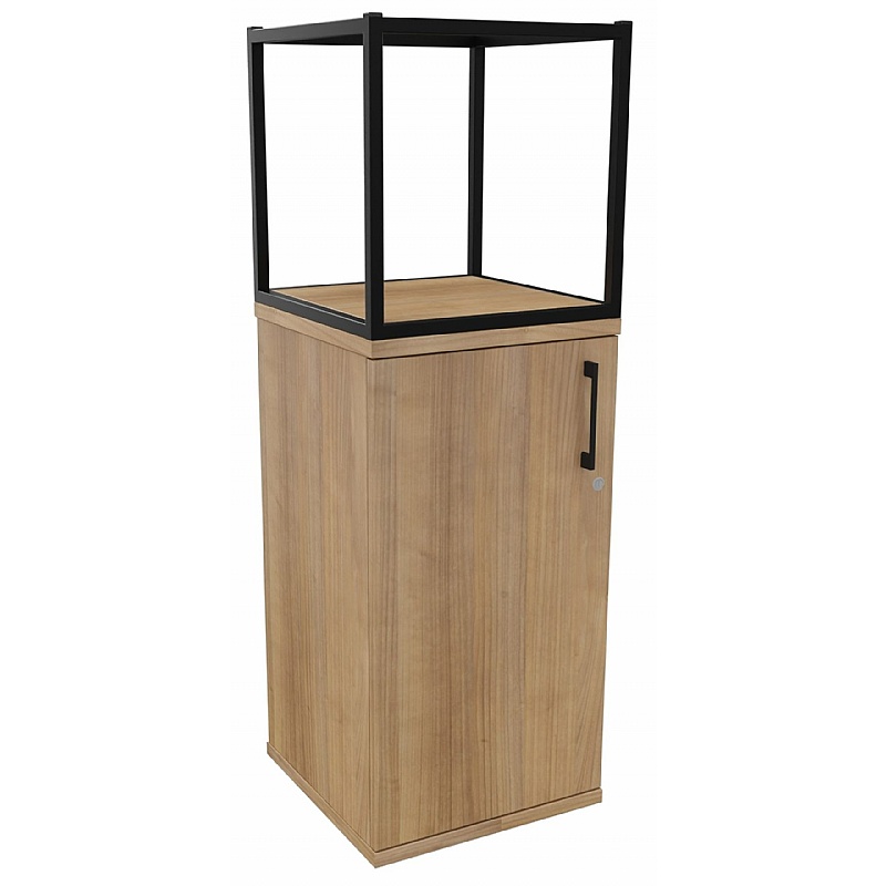 Matrix Storage Single Door Cupboard with Column Fr