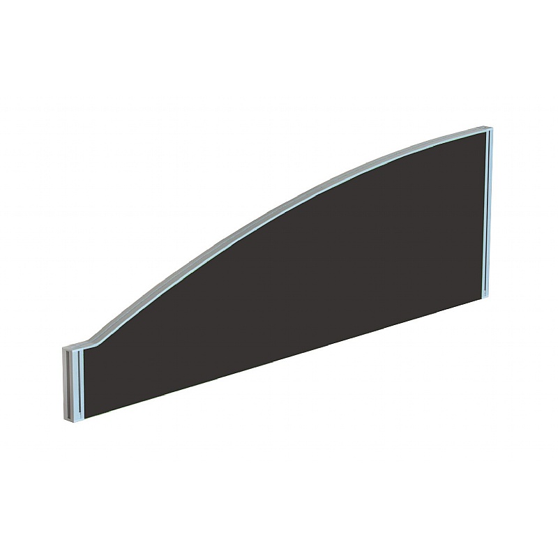 Zoned Arc Back to Back Bench Desk Partition Screens - Office Furniture