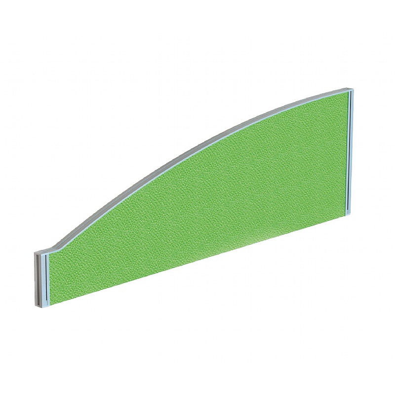 Zoned Arc Desktop Partition Screens - Office Furniture