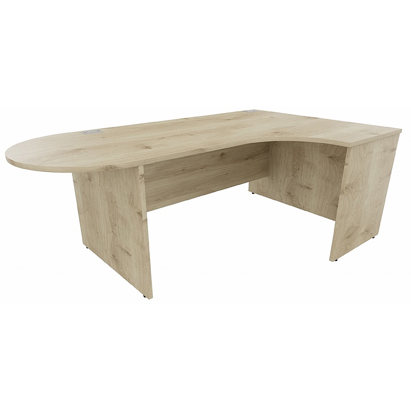 Forme D-End Ergonomic Radial Office Desks - Office Furniture