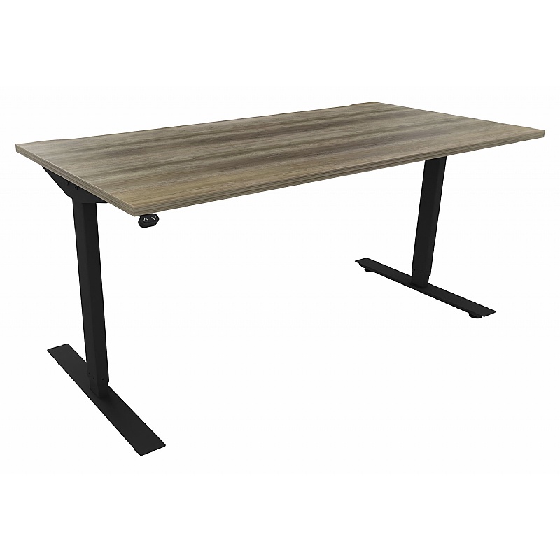 Aerial Electric Height Adjustable Rectangular Office Desks - Office Furniture