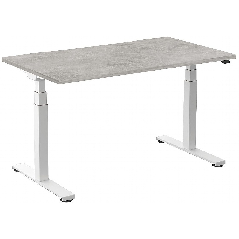 Aviator Electric Height Adjustable Rectangular Office Desks - Office Furniture