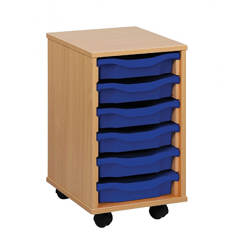 Classic 6 Tray Shallow Storage - Education