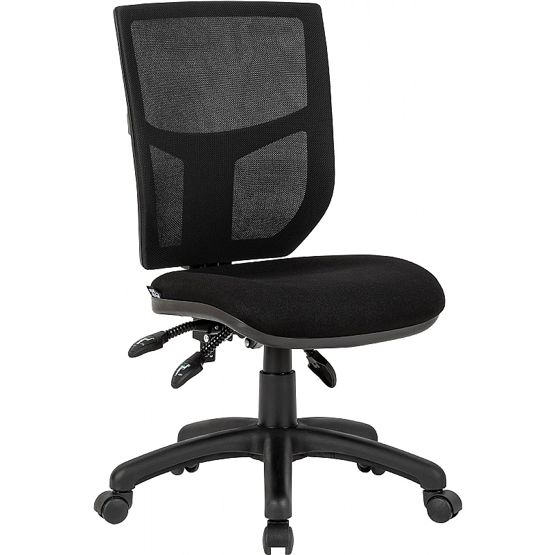 Ergo 3-Lever Mesh Back Operator Chairs - Office Furniture