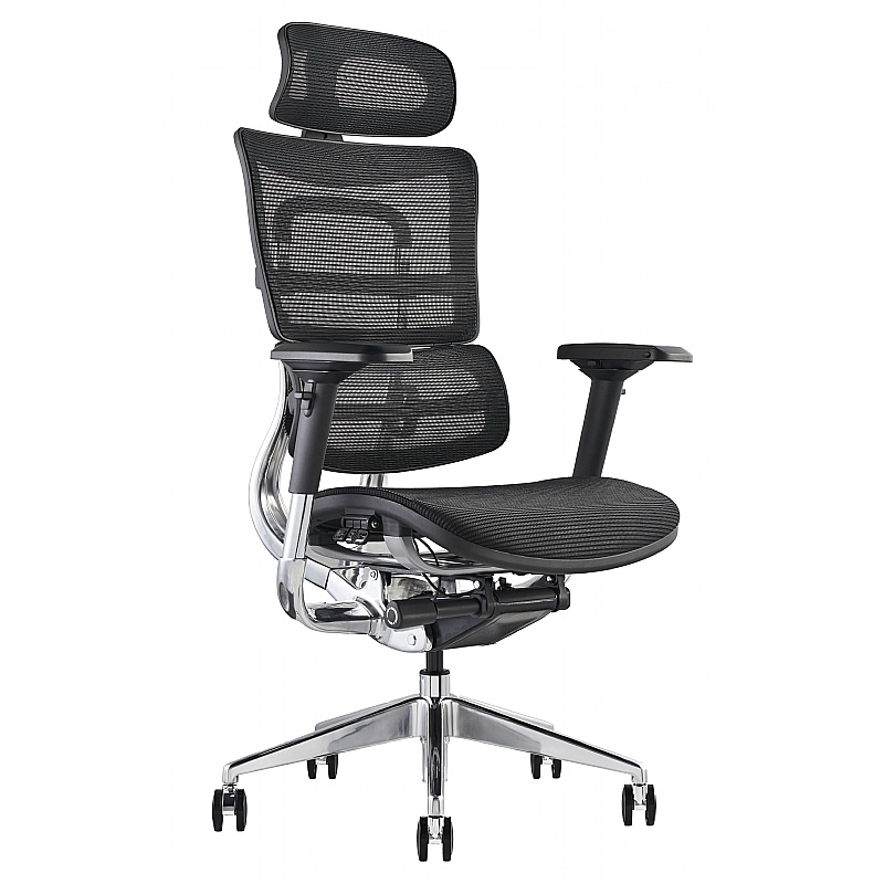 i29 24 Hour Ergonomic All Mesh Office Chair with Headrest - Office Furniture
