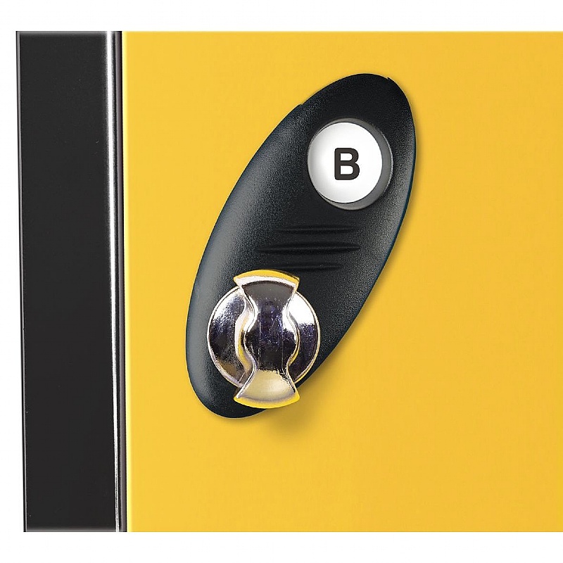 Atom Probe II Antibacterial Police Lockers with Hasp & Staple Lock - Lockers & Cloakroom