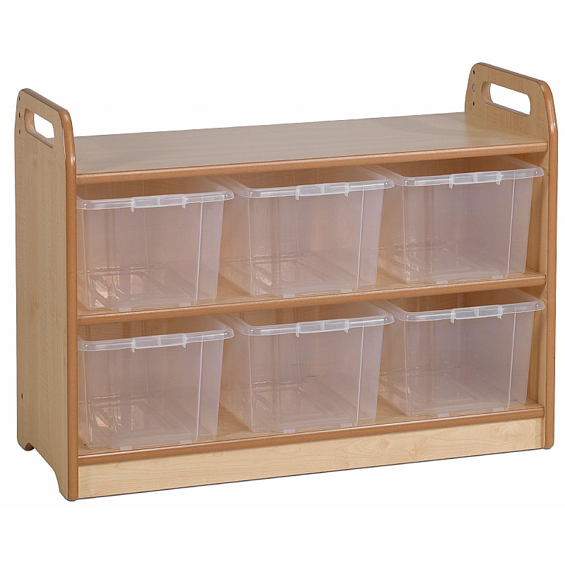 Explorer Zone Shelf Unit with Display and Mirror Back - Education