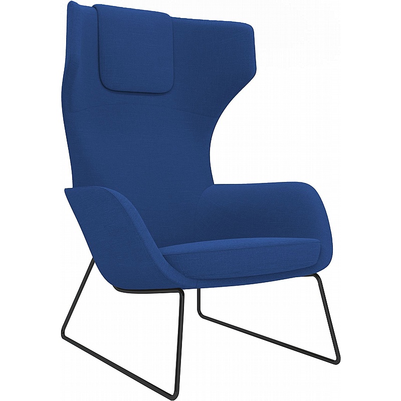 Toro High Back Sled Base Lounge and Breakout Chairs - Office Furniture