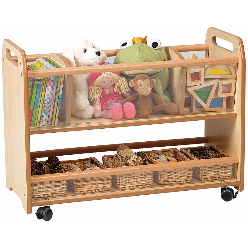 Cosy Reading Zone Mobile Acrylic Storage Unit - Education