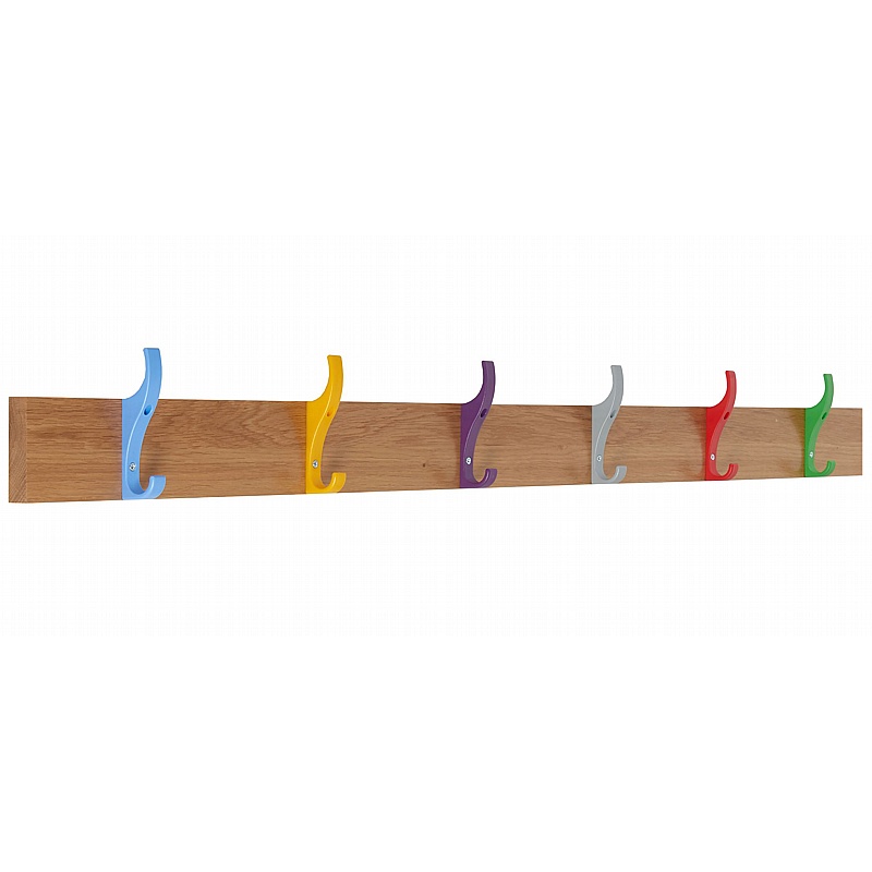 Vault Junior Cloakroom Wall Mounted Coat Hooks - Lockers & Cloakroom