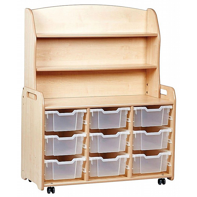 Tidy Tots Nursery Triple Column Welsh Dresser with Tray Storage - Education
