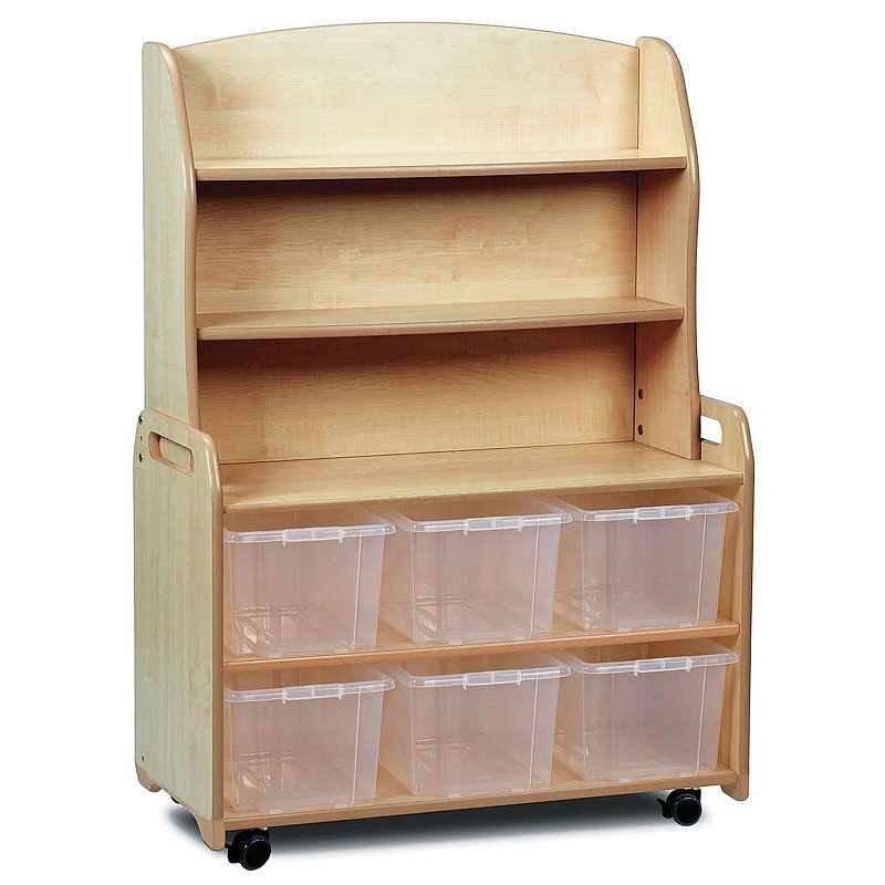 Tidy Tots Nursery Mobile Welsh Dresser with Tray Storage - Education