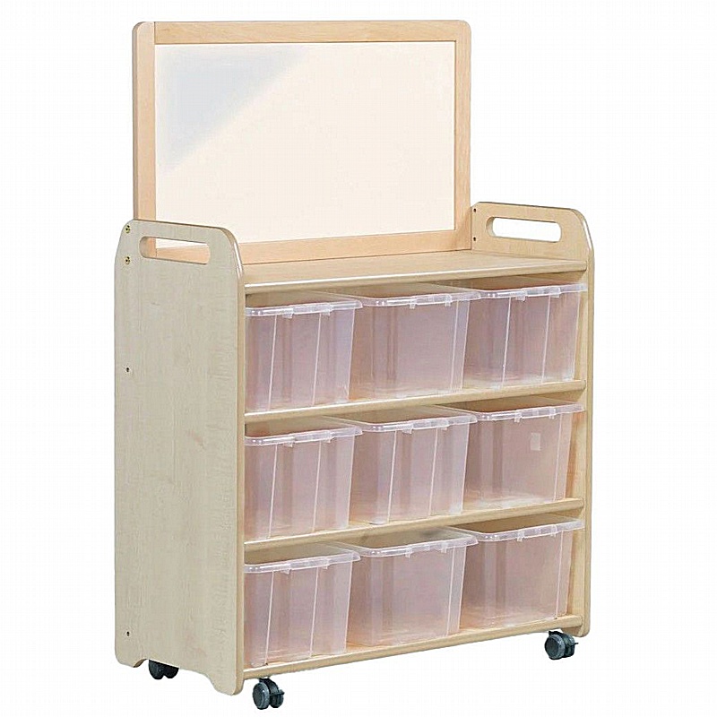 Tidy Tots Nursery Mobile High Level Storage Unit with Mirror - Education