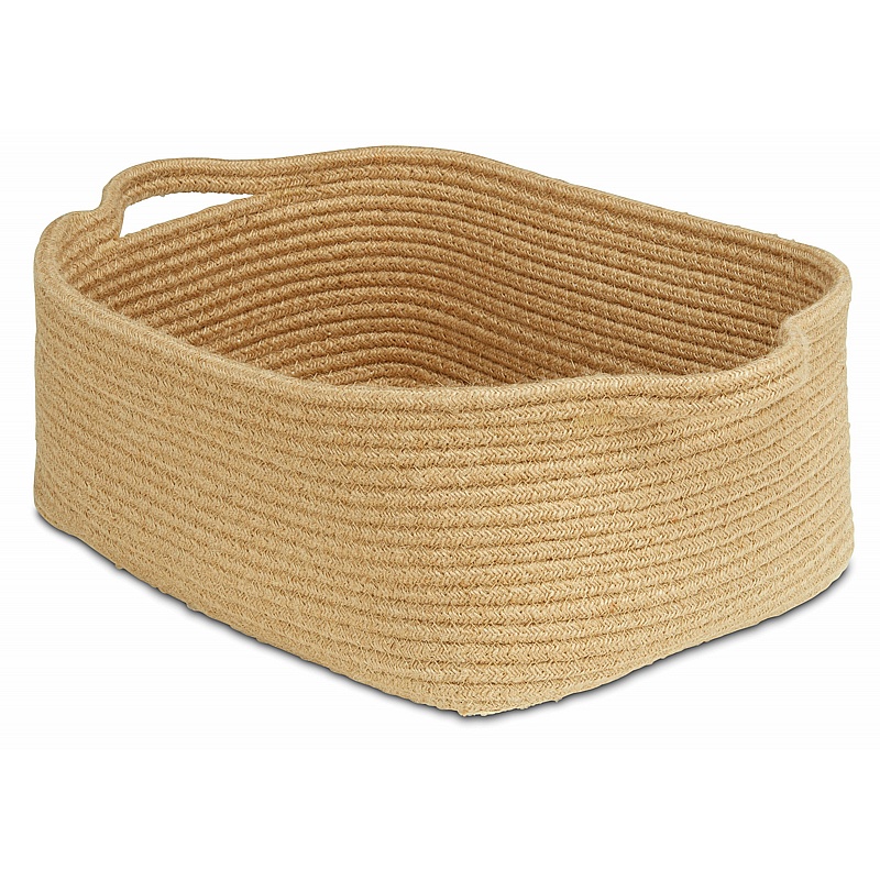 Millhouse Shallow Rope Storage Baskets - Pack of 6 - Education