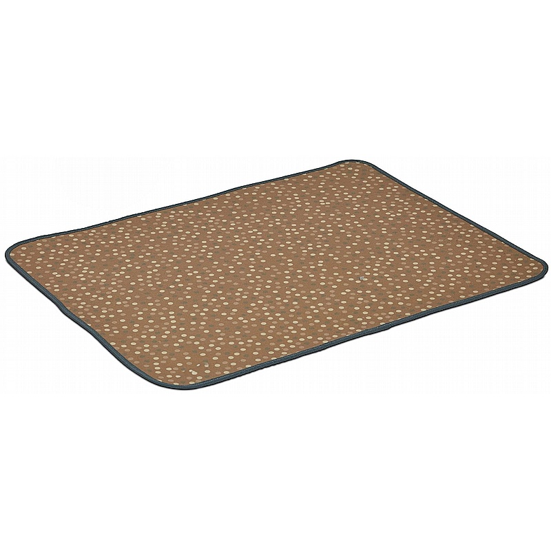 Taupe Speckle Placement Mat - Education