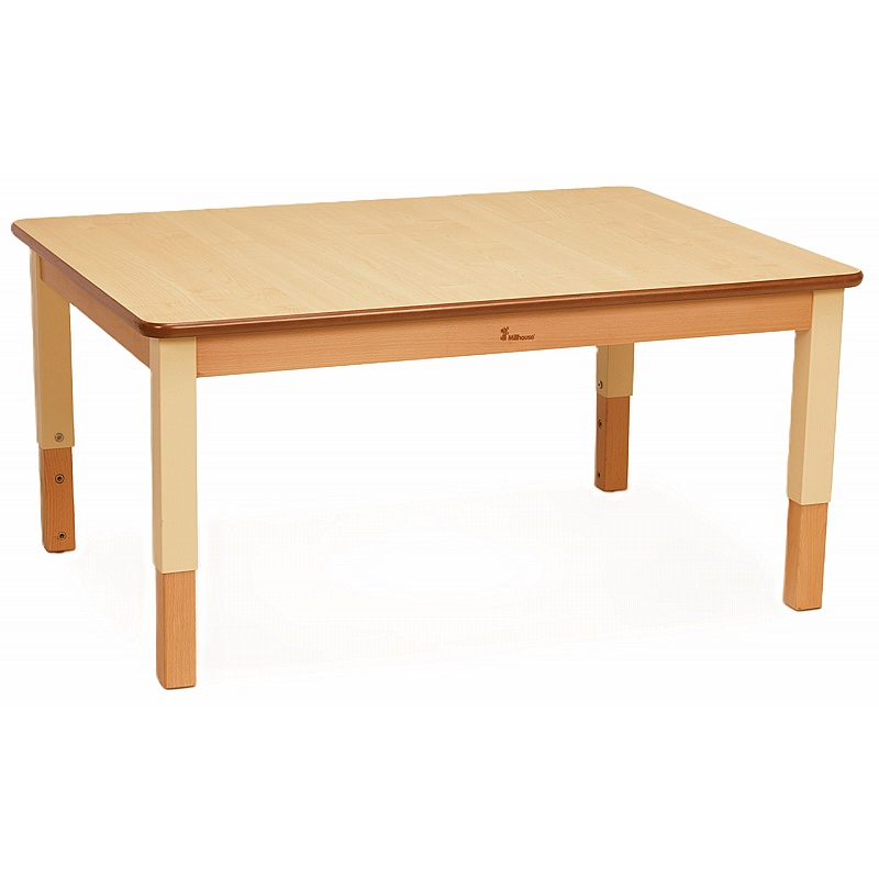 Teeny Tots Height Adjustable Rectangular Tables - Education
