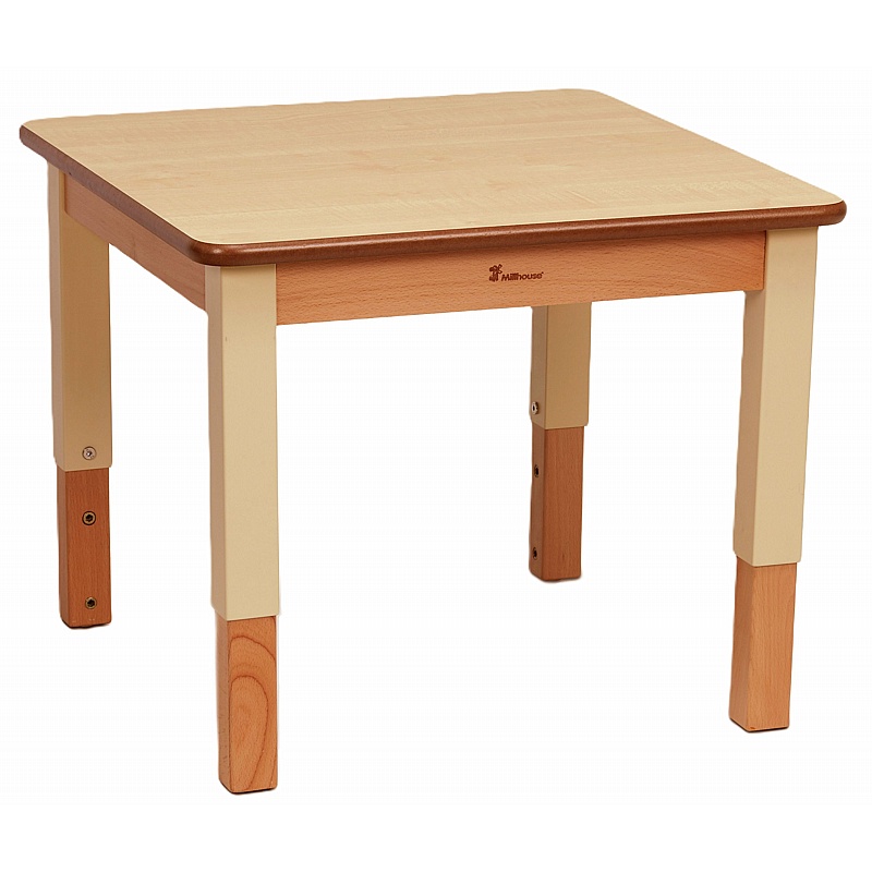 Teeny Tots Height Adjustable Square Tables - Education
