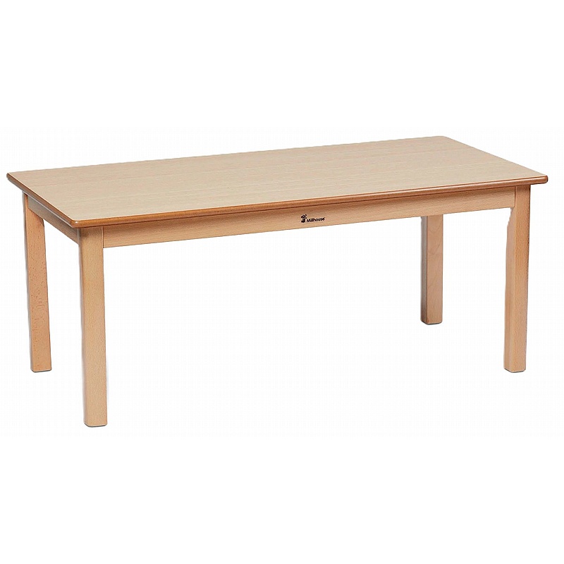 Teeny Tots Medium Rectangular Table and Stacking Chair Set - Education