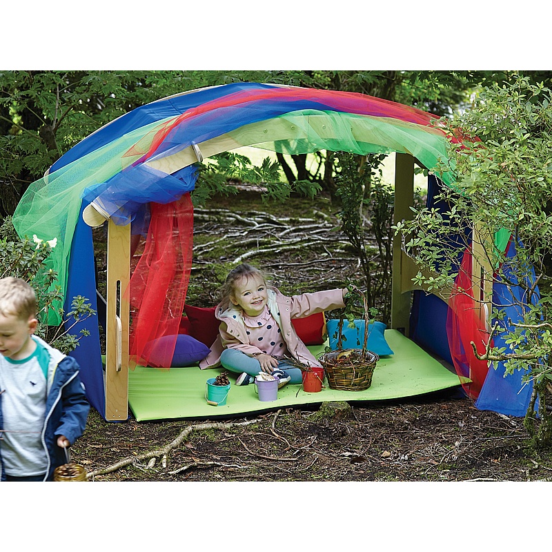 Rainbow Indoor/Outdoor Folding Den - Education