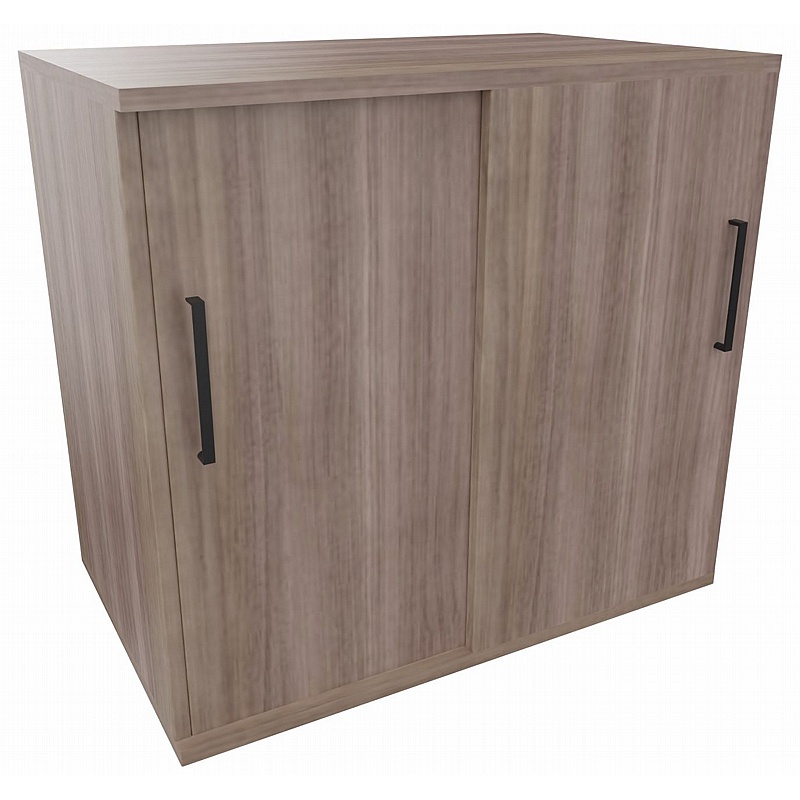 Elite Desk High Sliding Door Cupboards - Office Furniture