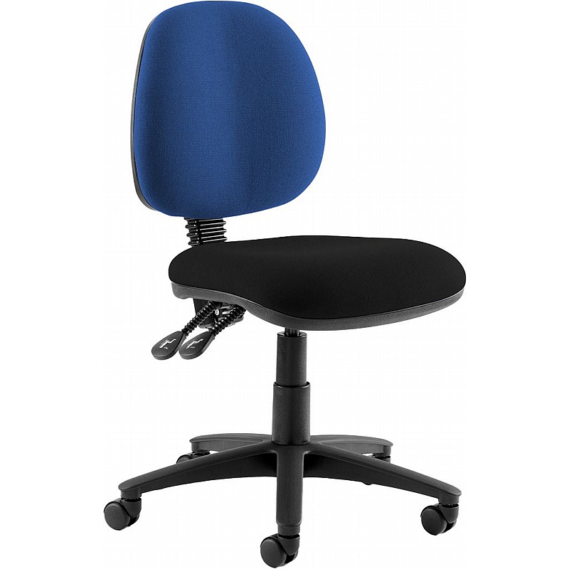 Kirby Duo Medium Back 3-Lever Operator Chairs - Office Furniture